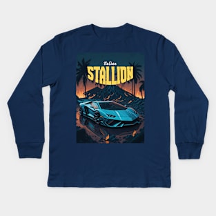 Italian Stallion Kids Long Sleeve T-Shirt